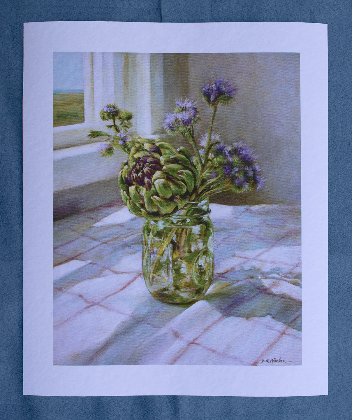 Fine Art Print - Artichoke and Phacelia