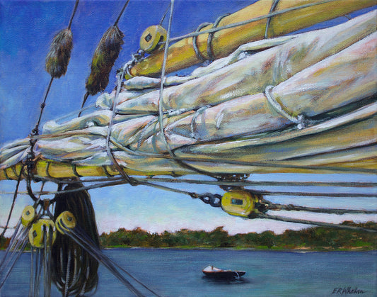 Fine Art Print - Boom & Flaked Sail