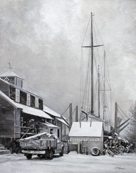 Fine Art Print - A Break in the Storm - Gannon & Benjamin Marine Railway
